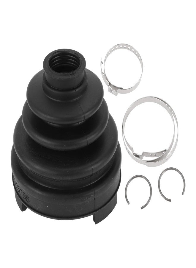 HEROFFIX 1 Set CV Joint Boot Kit for Nissan Murano 2009-2014 for Nissan Quest 2011-2017 Inner Constant Velocity Joint Boot W/Clamps No.C974A1JA0A Black Rubber - Image 1