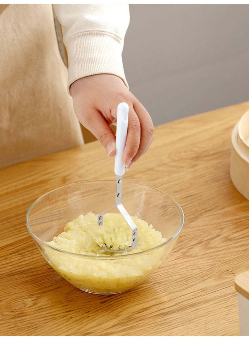 Stainless Steel Potato Puddler Manual Mini Masher Hand Crusher Tool - Image 5