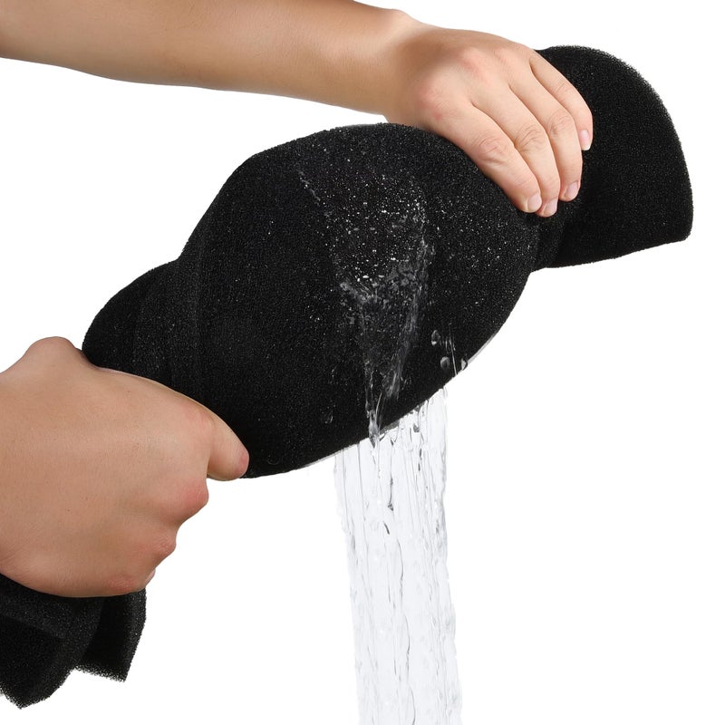 ALEGI Aquarium Sponge Filter Pad, Bio Filter Media Foam Sponges, Cut-to-Size Foam for Fish Tank (20"x20"x1.57" (50PPI)) - Image 2