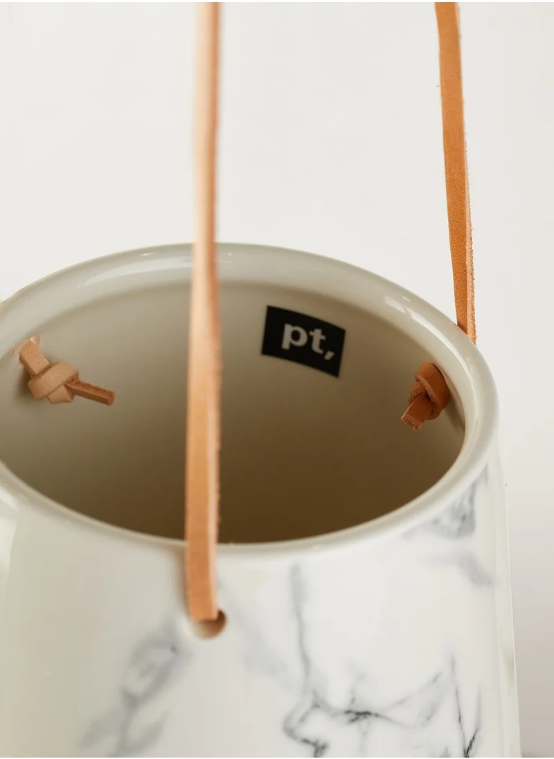 present time Marble Printed Medium Skittle Hanging Pot