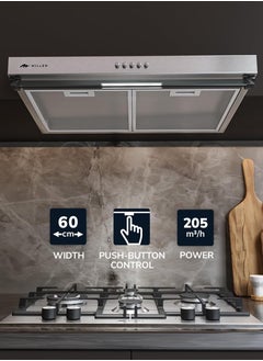 MILLEN 60cm Under Cabinet Stainless Steel Range Hood  - Image 2