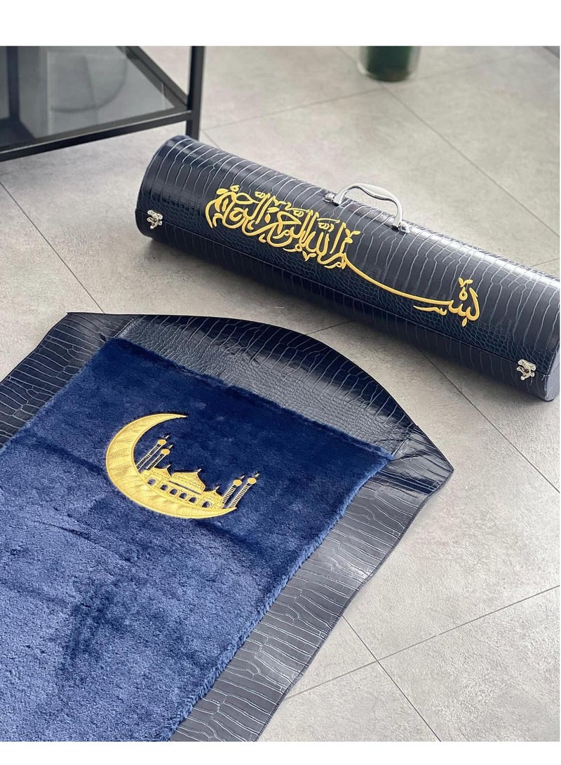 DETREND Luxury Dowry Gift Sponge Prayer Rug with Special Design Bag - Image 1
