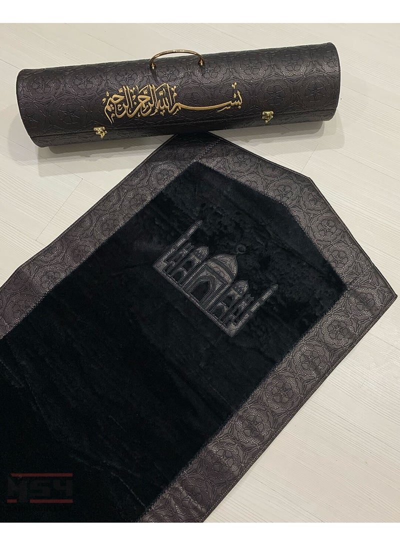 DETREND Luxury Dowry Gift Sponge Prayer Rug with Special Design Bag - Image 3