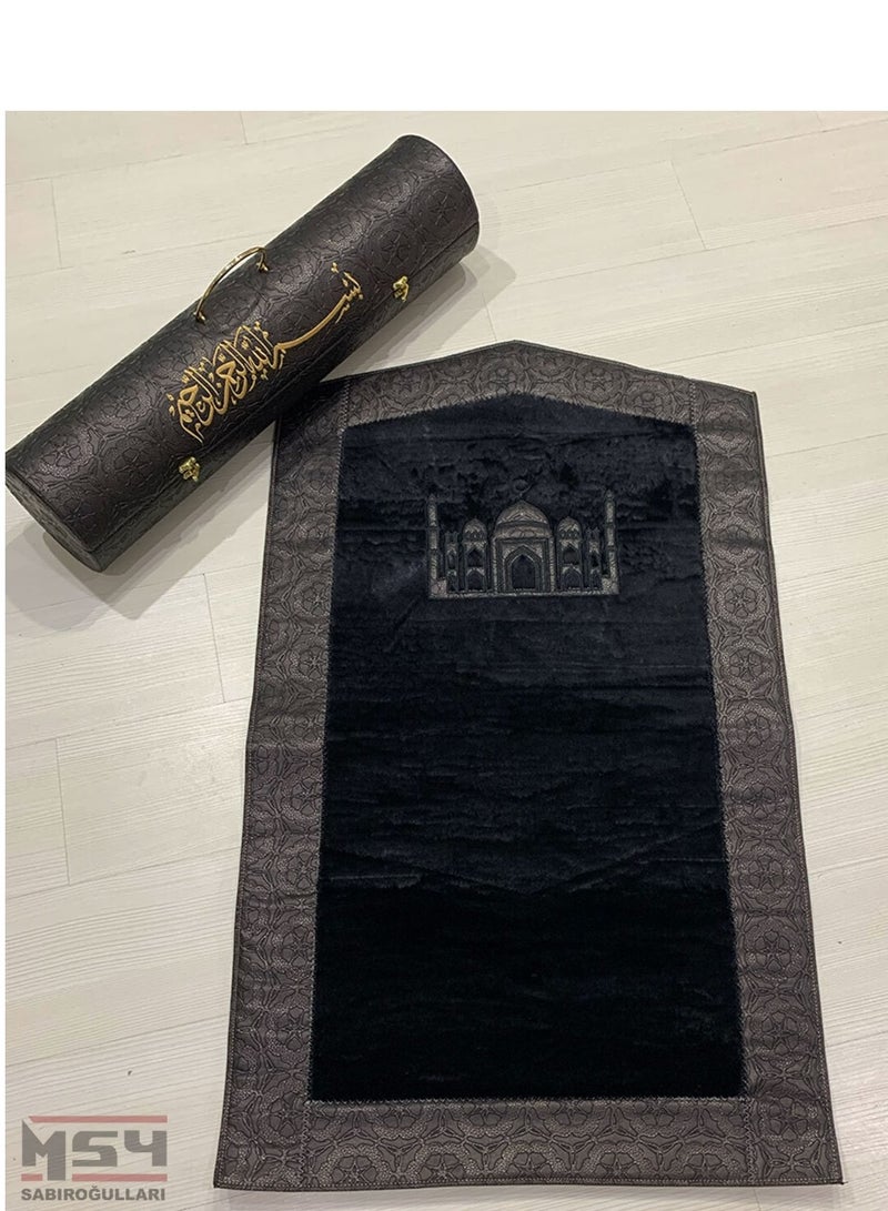 DETREND Luxury Dowry Gift Sponge Prayer Rug with Special Design Bag - Image 4