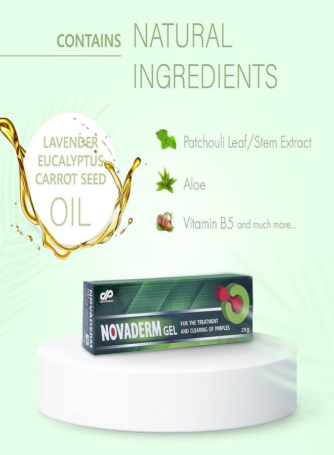 DR. SCHAVIT DAN Pharm NovaDerm Gel for The Treatment and clearing of pimples. Acne Remedy for Removing Pimple and Cystic Acne 0.8oz - Image 4