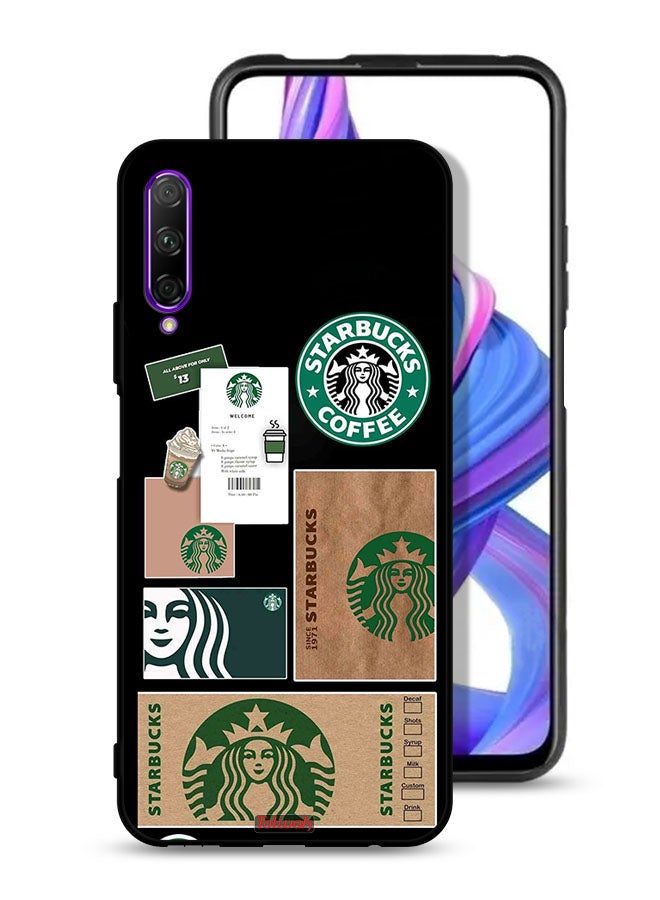 Tolwak Honor 9X Pro Protective Case Cover Starbucks Sticker - Image 1