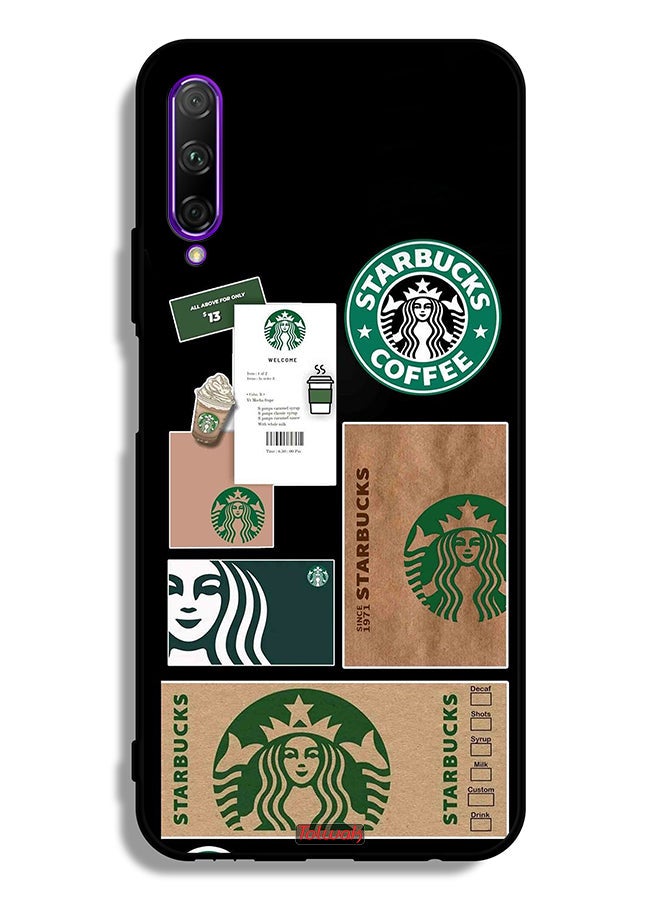 Tolwak Honor 9X Pro Protective Case Cover Starbucks Sticker - Image 2