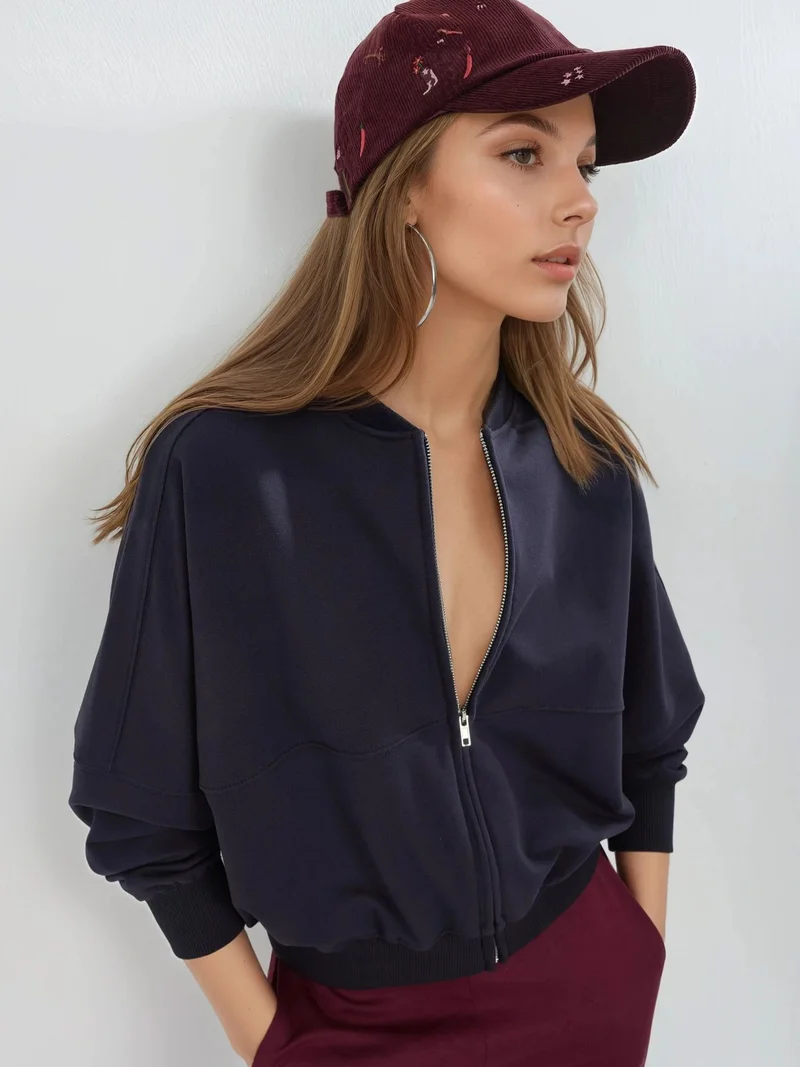 Busem BUSEM Relaxed Fit Full-Zip Sweatshirt