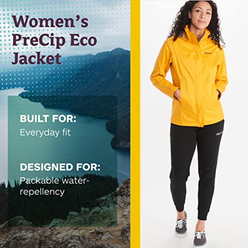 MARMOT Women's Precip Eco Jacket | Classic, Breathable, Waterproof, Solar, Small - Image 3