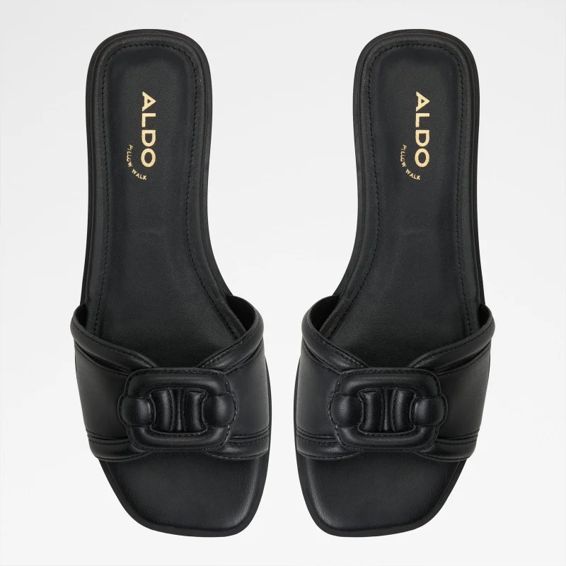 ALDO  LIAUDIN Textured Flat Sandals for Women | Best Price UAE