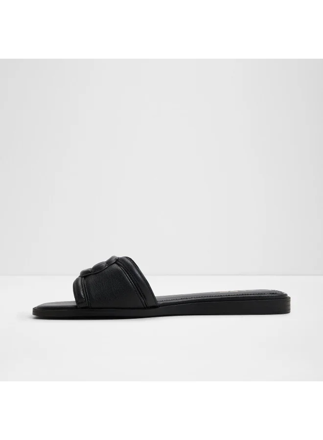 Aldo  LIAUDIN Textured Flat Sandals for Women | Best Price UAE