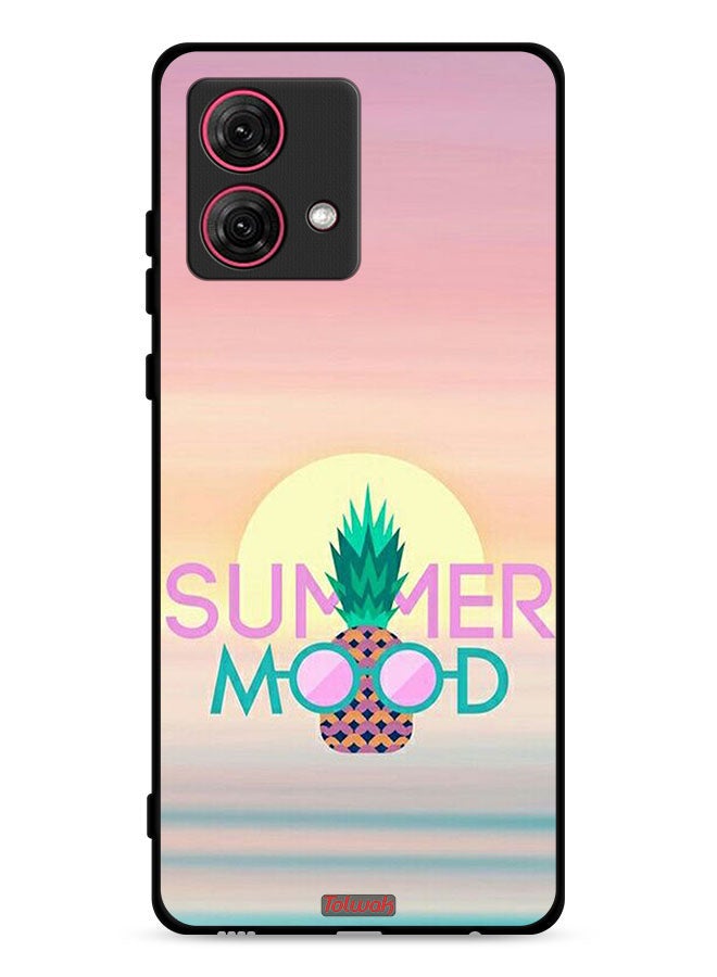 Tolwak Motorola Moto G84 5G Protective Case Cover Summer Mood - Image 1