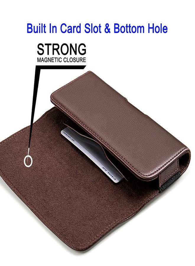 nuoku Holster for Galaxy S23, S22, S21, S20, S10, S9, A10e, A01, Note 10, Cell Phone Belt Clip Holster Pouch Carrying Holder Cover (Fits Samsung Phone with Otterbox Commuter Case)… - Image 5