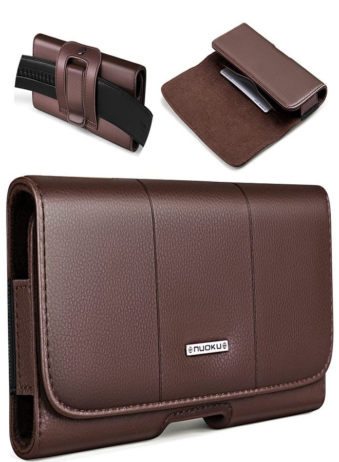nuoku Holster for Galaxy S23, S22, S21, S20, S10, S9, A10e, A01, Note 10, Cell Phone Belt Clip Holster Pouch Carrying Holder Cover (Fits Samsung Phone with Otterbox Commuter Case)… - Image 1
