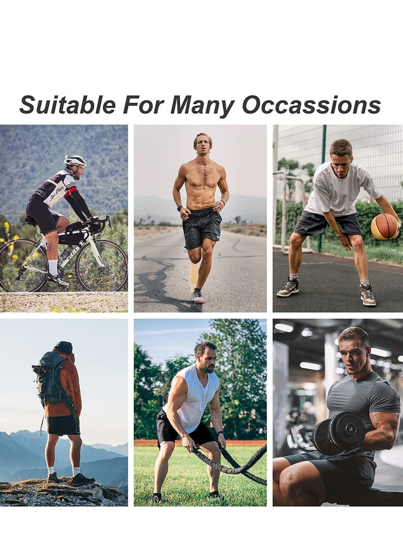 MIXDE Men's Running Short Athletic Workout Sports Shorts Mens 2 in 1 Shorts Multicolor Breathable Gym Short for Men with Phone Pocket  - Image 5