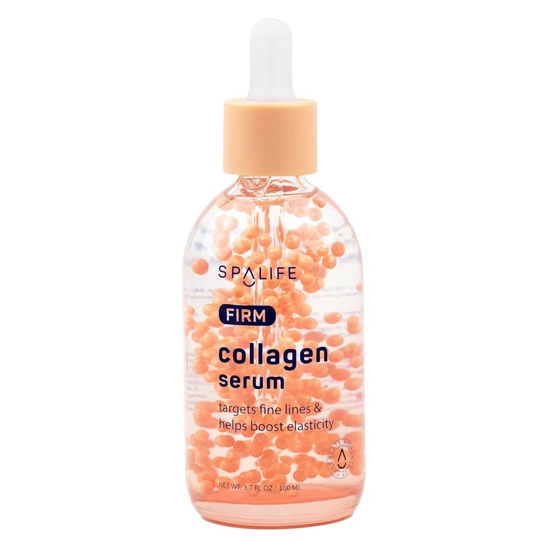 SpaLife Spa Life Face Serum FIRM Collagen Serum 100 ml 37 oz Enhanced Firmness and Hydration Skin Smoothing Face Plumping Pearlinfused Fights Fine Lines Wrinkles For All Skin Types - Image 1