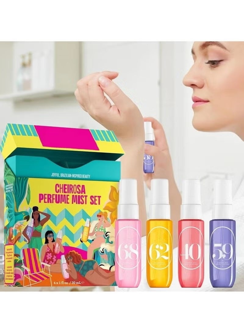 sol de jainero Sol de Janeiro Perfume Mist Set – Brazilian Fragrance Collection ’40 ’59 ’62 ’68, 4 x 30ml Travel Size Body Spray Gift Set - Image 2