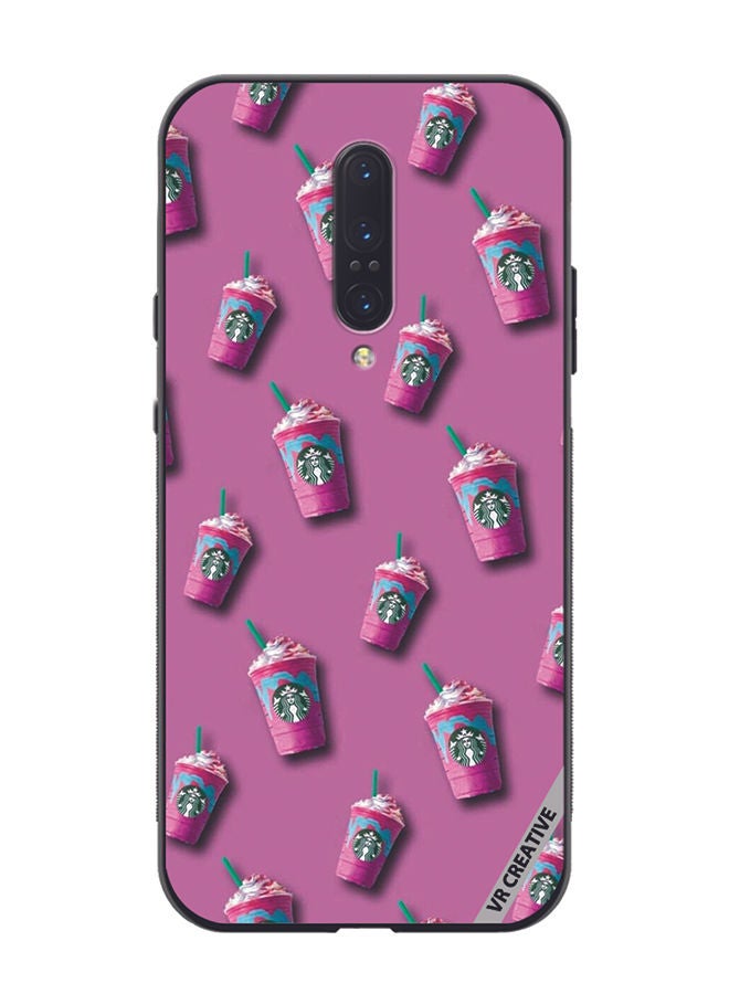 VR CREATIVE Protective Case Cover For OnePlus 7 Pro Starbucks Design Multicolour - Image 1