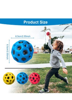 3 PCS Space Ball 6.5cm Extreme Moon Ball PU Bounce Ball Sensory Ball High Bouncing and Sounds Meteor Ball Helps Improve Hand Eye Coordination Great Sensory Ball for Kids Teens Pocket Money Toys - pzsku/ZF4A5342FC214033BBB3AZ/45/_/1702017263/fa7c7ac3-4fd4-4c9b-a819-d637146362ca