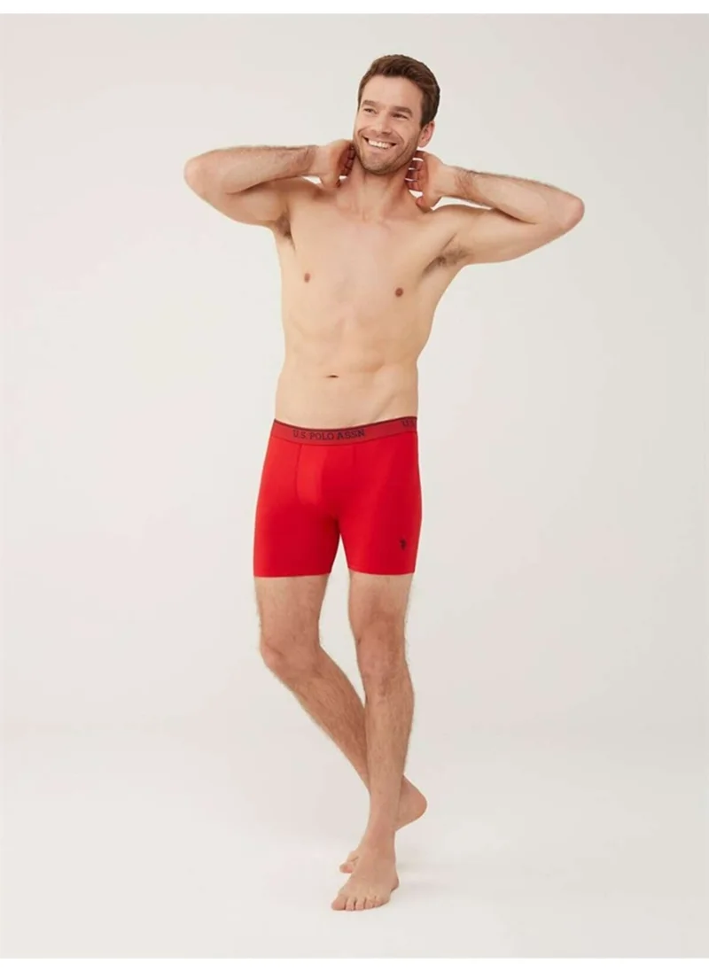 يو اس بولو اسن 3-Pack Men's Long Leg Boxers