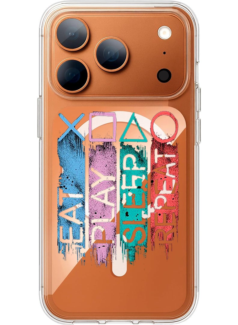 Theodor Magnetic Case for Apple iPhone 17 Pro Max Compatible with MagSafe Wireless Charging, Shockproof Phone Bumper Cover - Einstein idea - Image 1