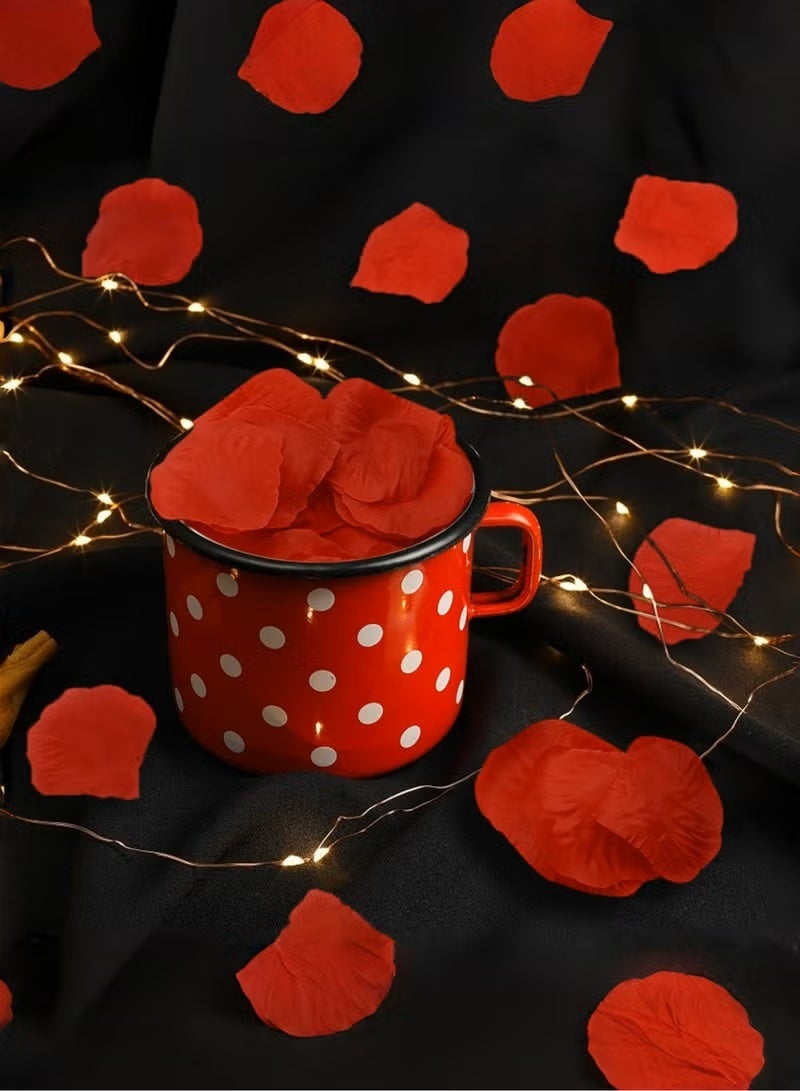 HOMESTAR 1000 PCS Artificial Silk Rose Petals Decoration for Romantic Night, Event, Party, Decoration, Red Rose Petals - Image 4