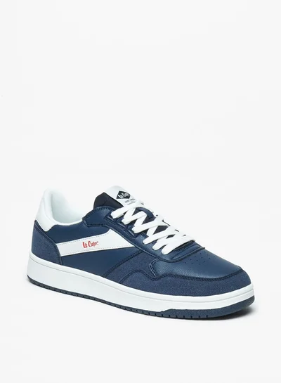 لي كوبر Men's Textured Lace-Up Sneakers