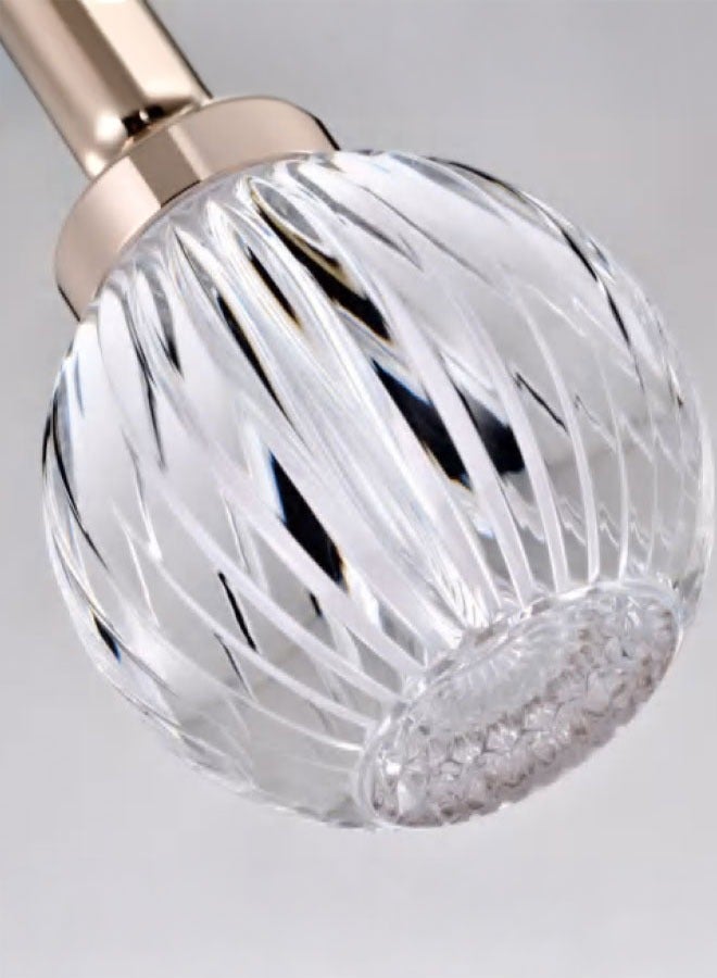 ٍSiera Light Shiny gold pendant light size single warm light 7 watt P0853  - Image 3