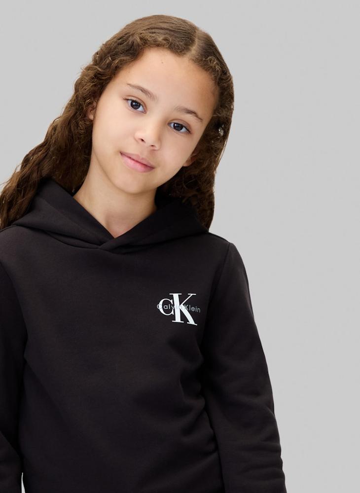 Calvin Klein Jeans Youth Logo Pullover Hoodie - Image 3