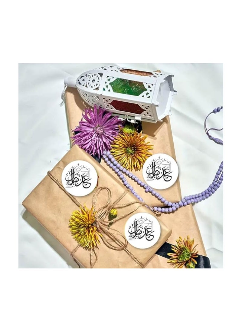 PRINTSHOP4ME Eid Mubarak Stickers,Ideal For Gift Wrapping,Eid Stickers For Gift Bag,Eid Envelope,Eid Goody Bags,Eid Gift Tags And Happy Eid Vinyl Sticker  - Image 4