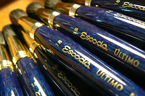 Escoda | Watercolour | Artist Set David Taylor | Size 8,12,18 | 3 Brushes | Synthetic Tendo + Tame | Round pointed - Image 4