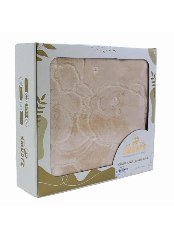 THE SMURFS Velvet Baby Blanket - Image 1