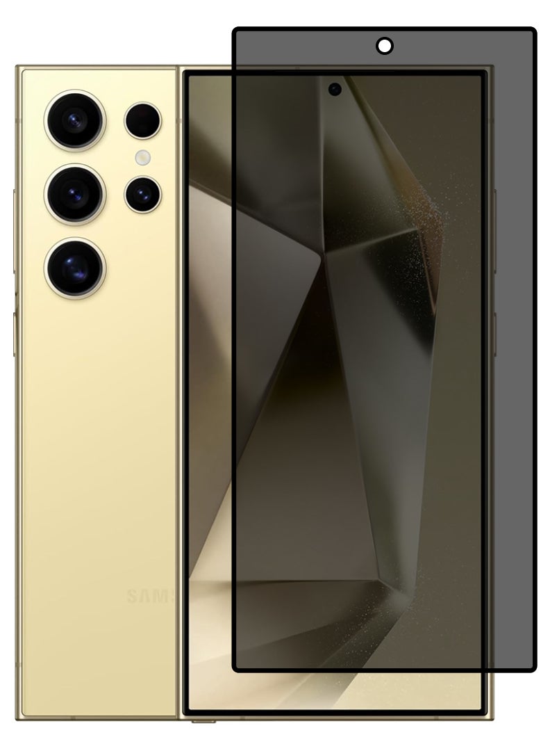 Theodor Tempered Glass Screen Protector With 9H hardness For Samsung Galaxy S24 Ultra 6.8 Privacy - Image 1