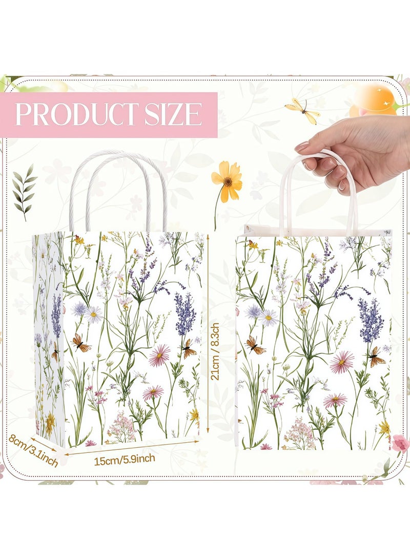 عالم البالونات عبوة من 10 أكياس هدايا ورقية بمقابض، أكياس تغليف هدايا، بالجملة، أكياس هدايا للحفلات، أكياس ورقية للتسوق من متاجر المواد الغذائية، أكياس هدايا لحفلات الزفاف وأعياد الميلاد وحفلات الكريسماس، أكياس حرفية لتجارة المواد الغذائية - Image 2