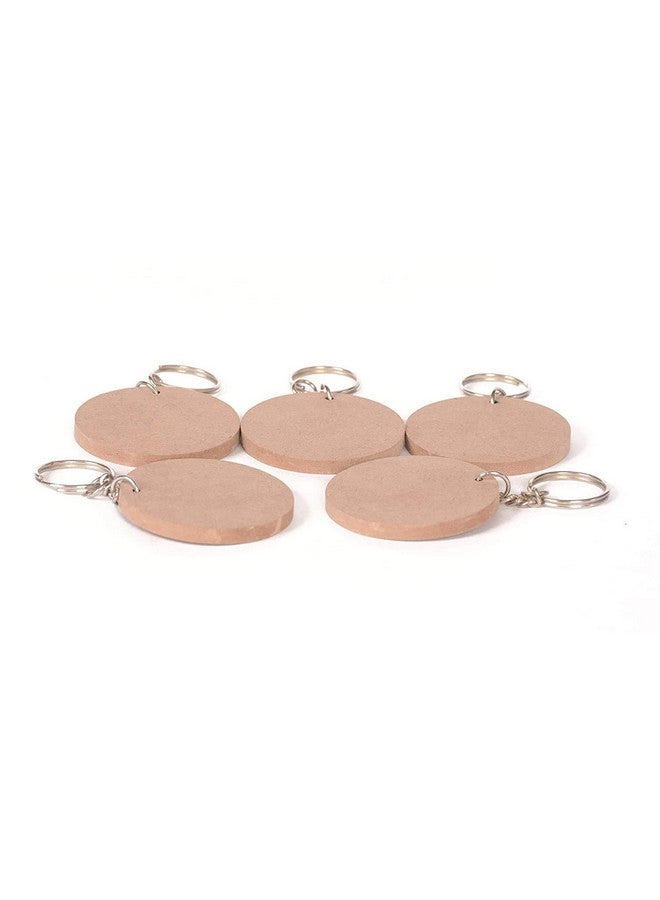 Myenal سلاسل مفاتيح متعددة الأشكال من MDF للطلاء - مجموعة من 20 - Image 2