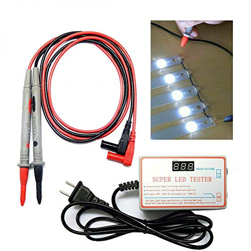 Banhey LED Light and TV Backlight Tester, 0-300V Adaptive Voltage LED Strip Lamp Beads Repair Testing Tool with Gold Plated Pin and Power Cable, Suitable for All LED Light Repairs - Image 1