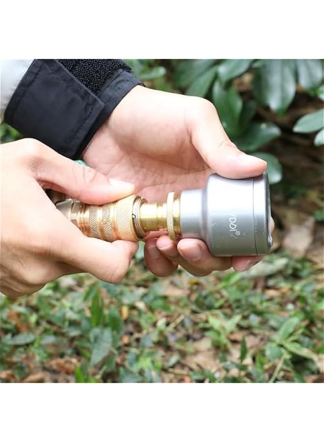 Generic Brass Full Flow Garden Hose Quick Release Connect Adaptor Fitting, Full Port Solid Brass Outdoor Water Hose Quick Disconnect Connector Coupler with Male and Female, with 4 Hose Washers - 3 Sets  - Image 2