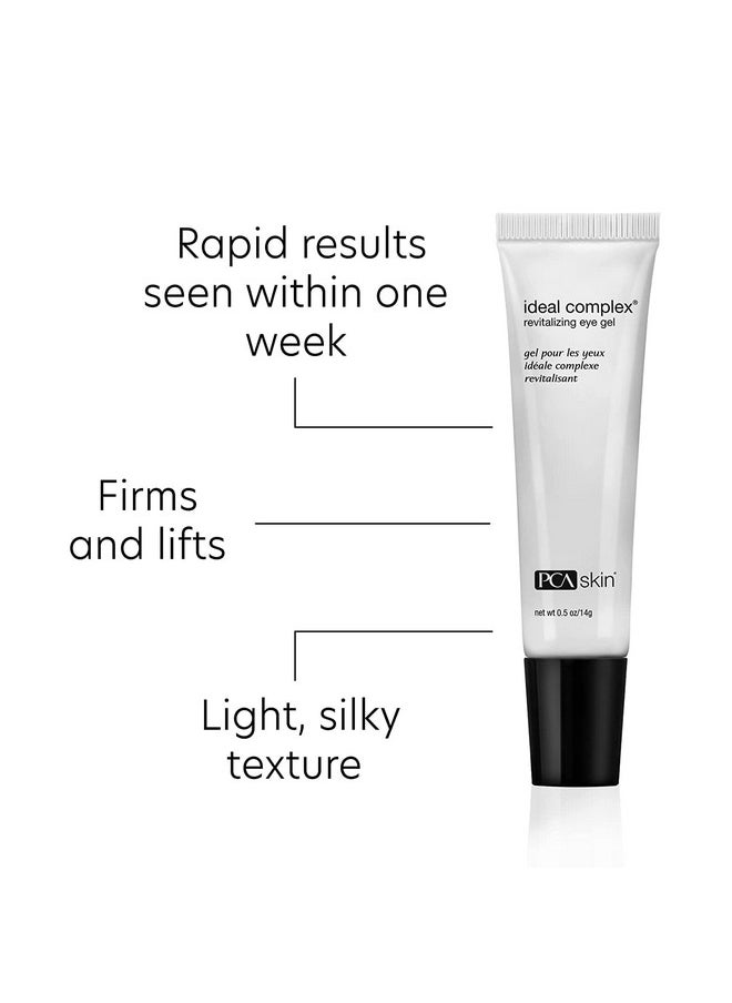 PCA SKIN PCA SKIN Eye Serum, Ideal Complex Revitalizing Eye Gel, Upper and Under Eye Serum for Wrinkles, Puffy Eyes, Dark Circles, Fine Lines, Discoloration, and Sagging Eyelids, Light and Silky, 0.5 oz Tube  - Image 4