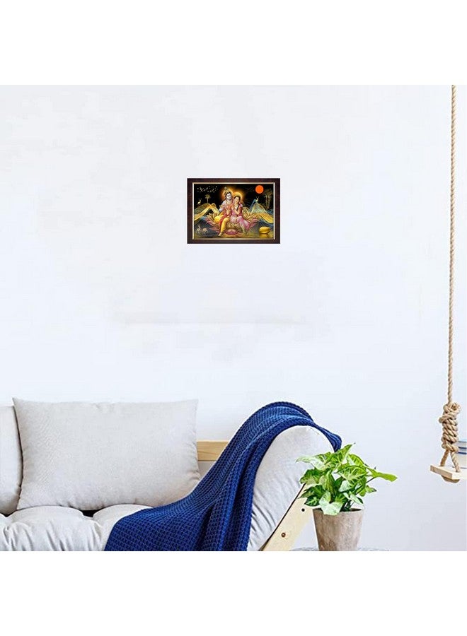 Dharvika Innovations Dharvika Innovations Radha Krishna Photo Frame Big Size Home Decoration with Sparkle Coated Lamination (14x20 Inch) - 20489 - Image 5
