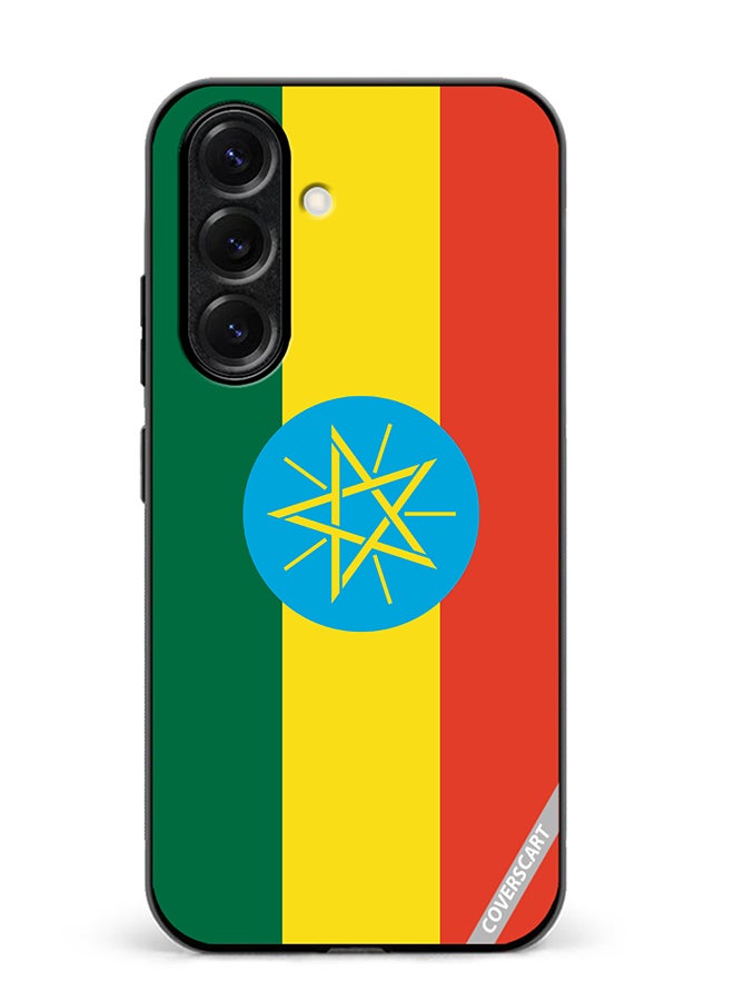 Protective Case Cover For Samsung Galaxy A56 Ethiopia Flag Design Multicolour