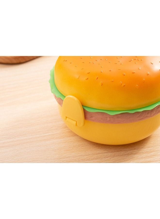 WEMART - Children's Multi-Layer Creative Hamburger Lunch Box Microwave Refrigerated - Image 1