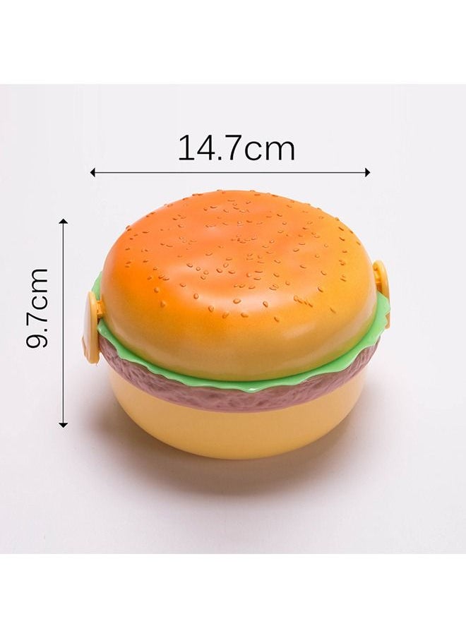 WEMART - Children's Multi-Layer Creative Hamburger Lunch Box Microwave Refrigerated - Image 1