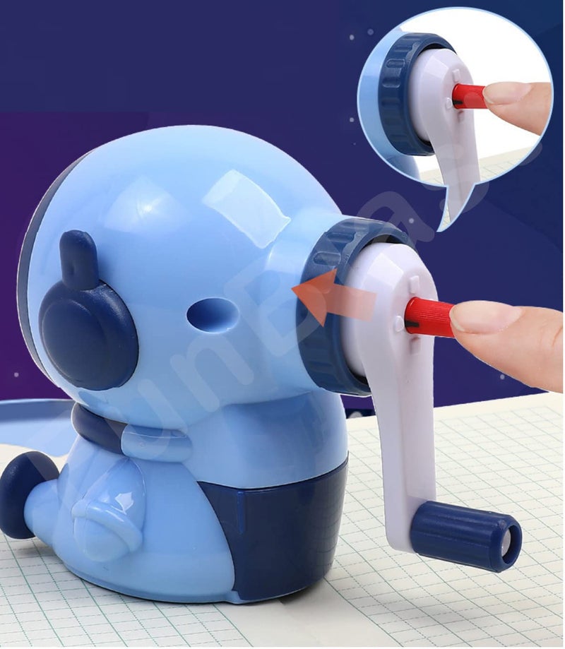 FunBlast FunBlast Sharpener for Kids Robot Pencil Sharpener Table Sharpener Machine Birthday Return Gift Pencil Cutter Machine Sharpeners for School Supply and Office Pink - Image 5