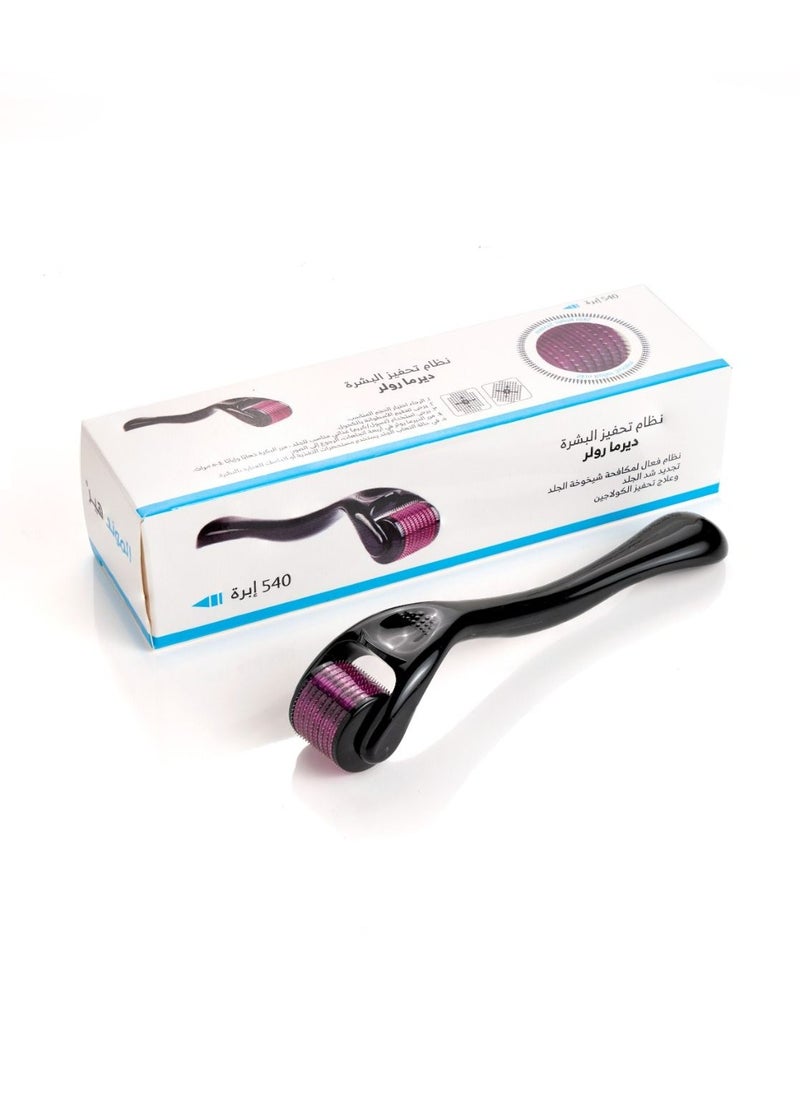 Almond Hair - 540 Micro Needle Skin Roller System 1 mm - Image 1