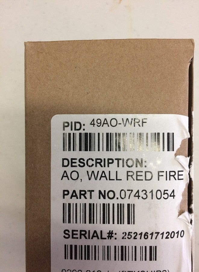 SIMPLEX 49AO-WRF Horn Addressable Multi Candela Wall MT with Fire Markings, Red - Image 2