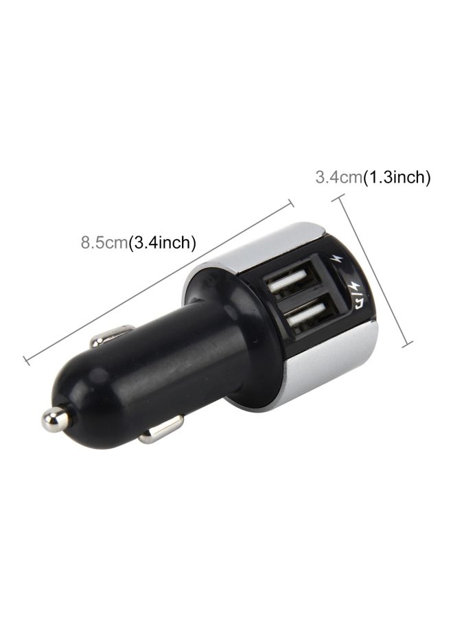 NIBEMINENT Wireless Dual USB Car Charger Black - Image 2