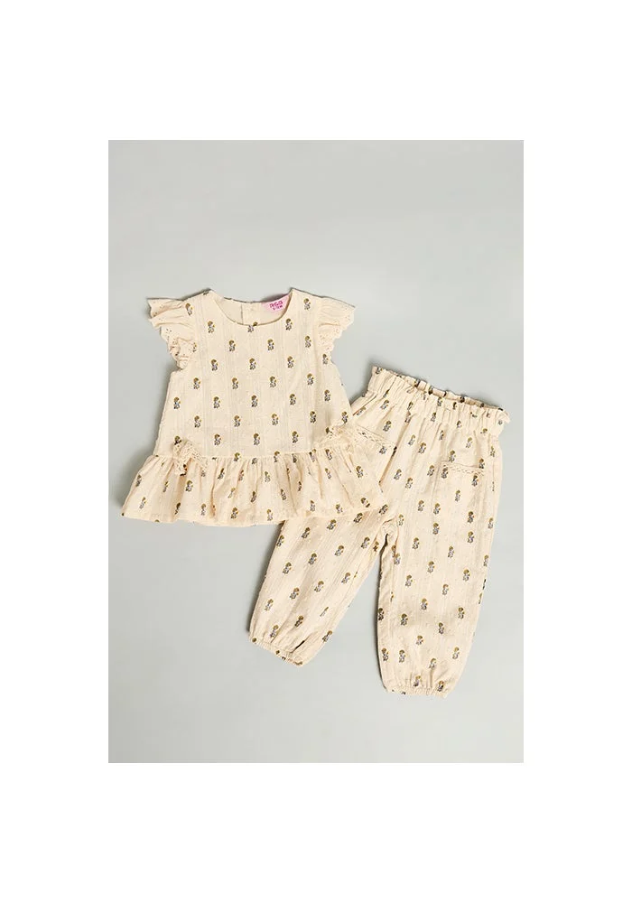 R&b Printed Clothing Set