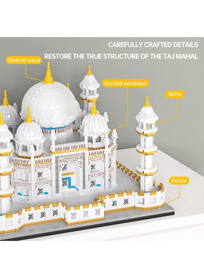 APENGBAOL Architecture Taj Mahal Micro Mini Building Blocks Set,Landmarks Collection, Display Model Gift for Adults(4030 Pieces) - Image 4
