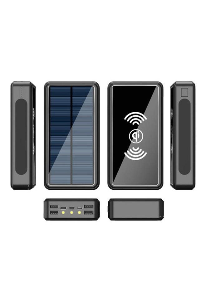 Arabest - 100000Mah Power Bank Portable Solar Wireless Charger External Battery with Led Light Waterproof High Capacity Outdoor Power Bank - Image 1