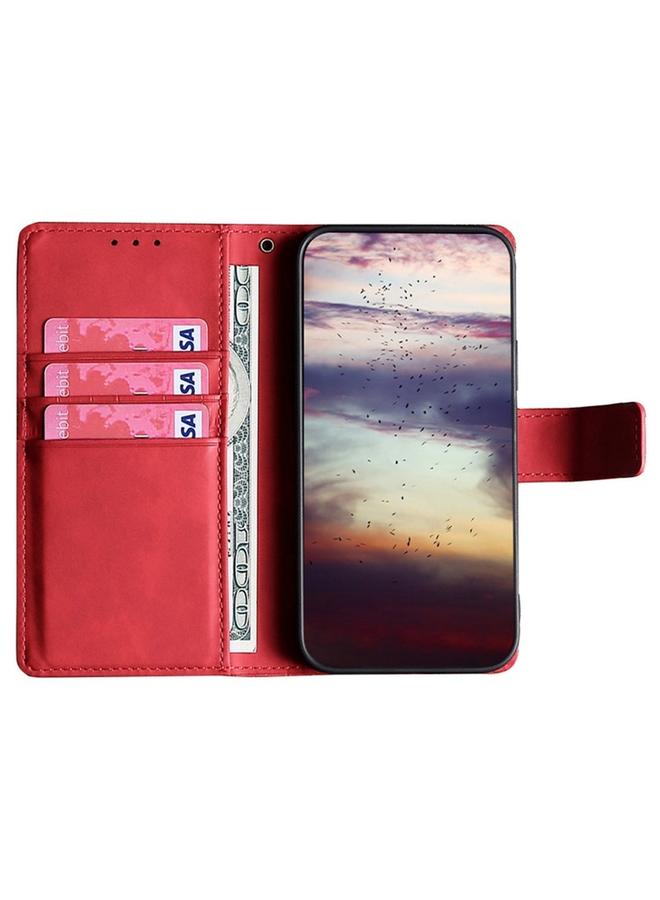 اس-توب جراب هاتف OPPO Reno12 F 5G مصنوع من الجلد المغناطيسي الملمس - Image 3